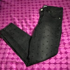 Girls Polkadot Jeans